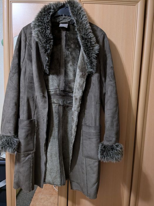 Дамско кожухче от изкуствен велур