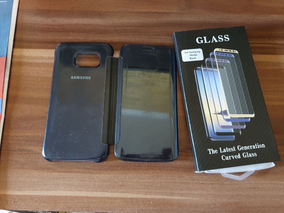 Husa activa s6 edge si folie sticla