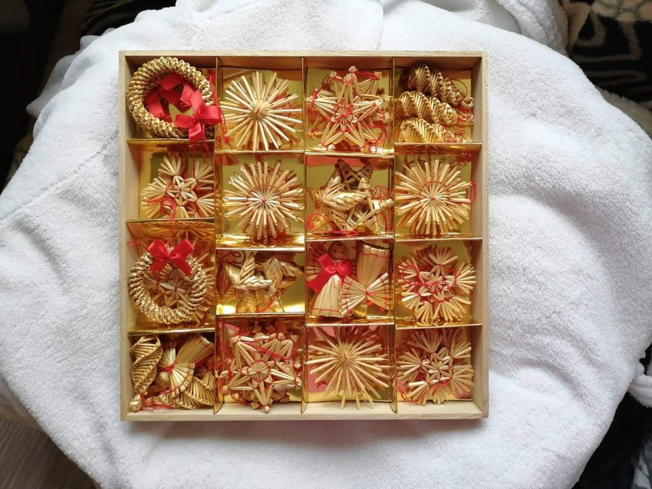 Дървени коледни орнаменти - безплатна доставка