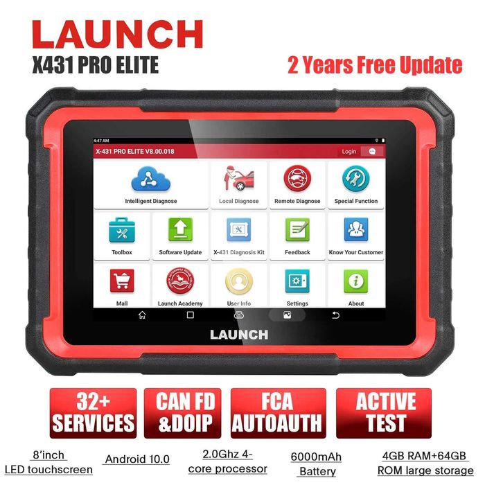 Професионална диагностика на автомобили - Launch X431 Pro Elite 2025