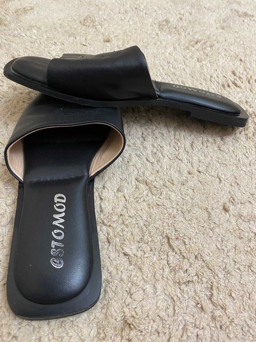 Кожаные шлепки 40 р-р