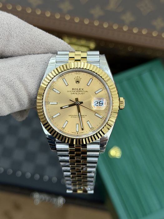 Rolex Date-Just 41mm Champagne Dial