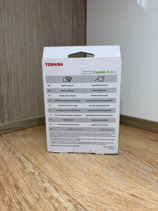 HDD hard disk extern 4TB Toshiba Canvio Basics USB 3.2 Gen 1 Negru - NOU