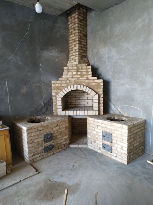 Летняя кухня и мангал очок Тандер курамиз