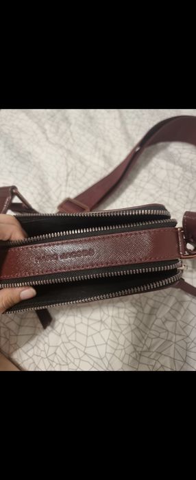 Geanta Marc Jacobs The Snapshot crossbody - model extrem de rar Monocr