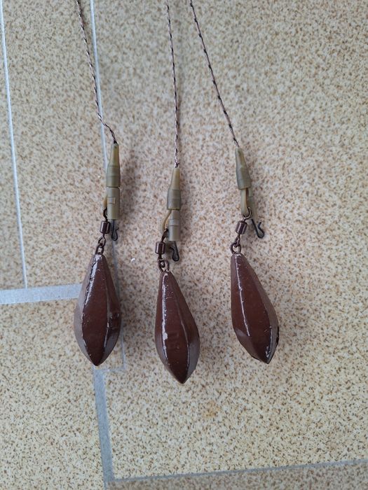 Шаранджийски монтажи с ледкор/leadcore.