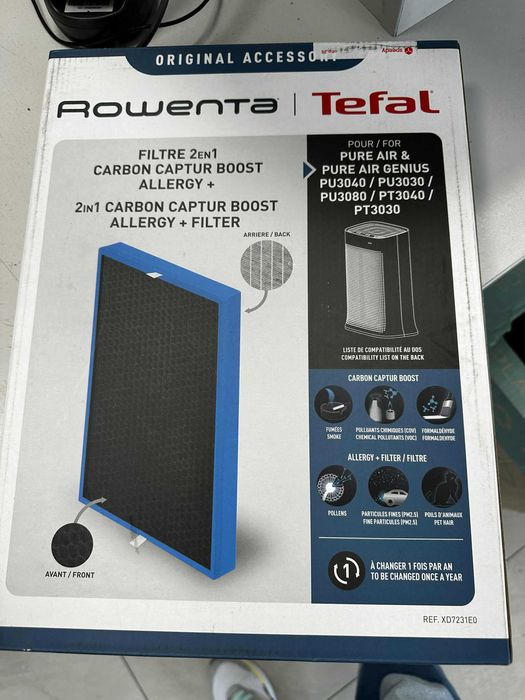 Нов филтър за пречистване на въздух Rowenta Pure Air