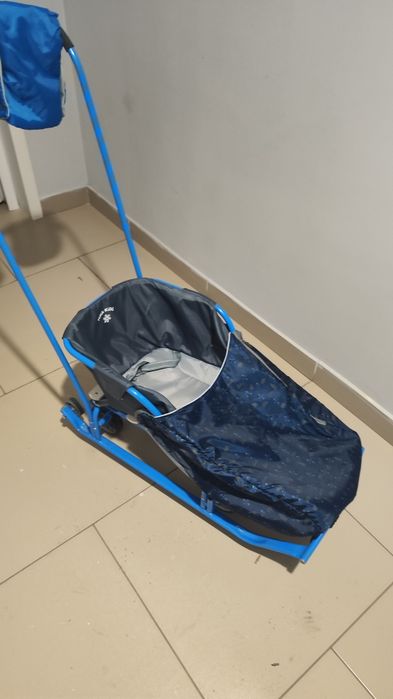 Продам детские санки Nika kids 2в1 (с колёсиками).