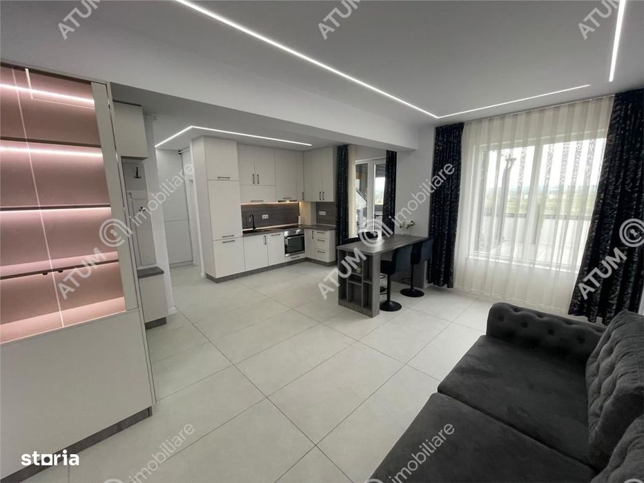 Penthouse cu 2 camere terasa si loc de parcare Calea Surii Mici Sibiu — fotografia 2