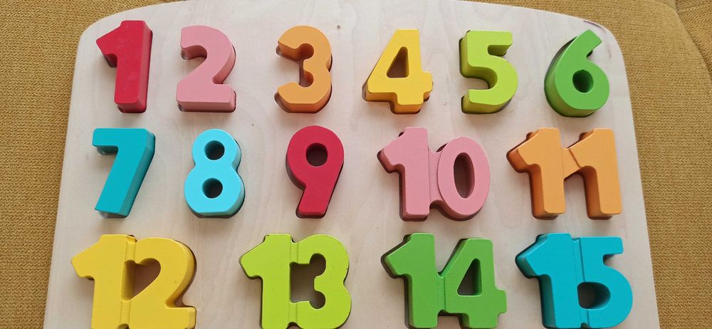 Hape - дървени цифри