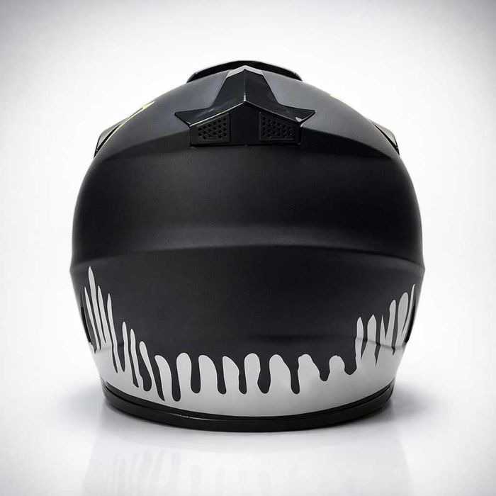 Кросова каска MONSTER, Full Face, DOT Сертификат, Размер: S; M;