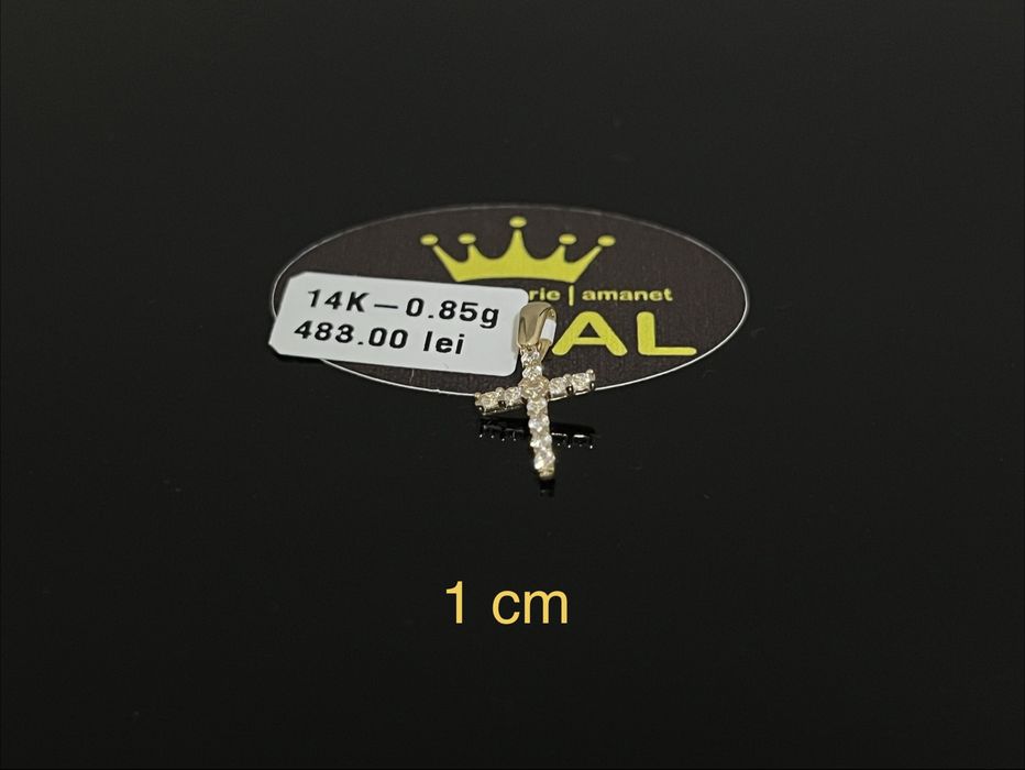 Bijuteria Royal CB : Pandant aur nou 14k 0,85gr