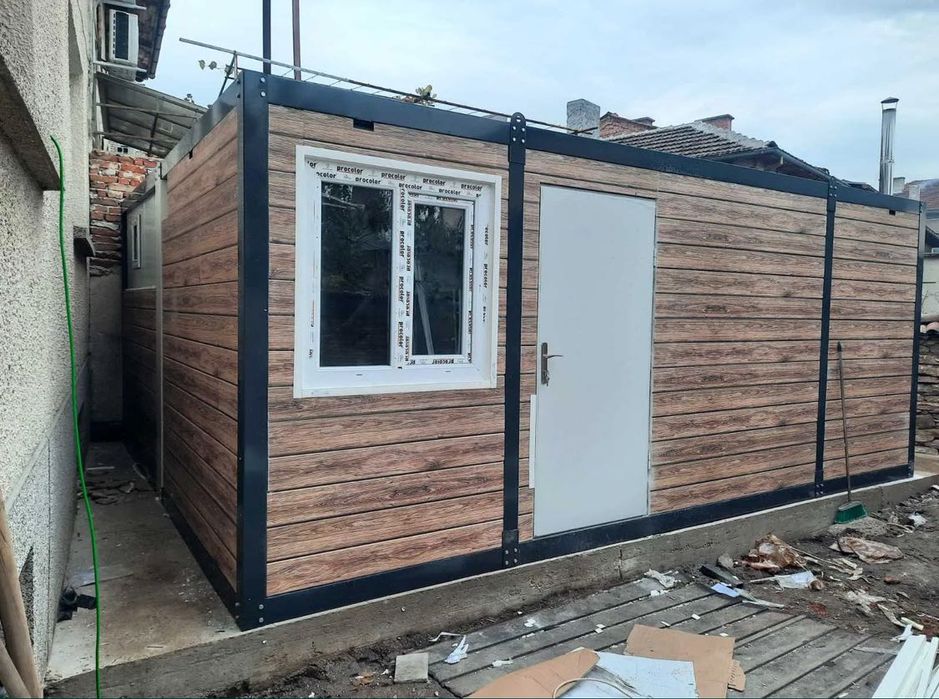 Сглобяема къща от модулни контейнери Градинска постройка -премествяема