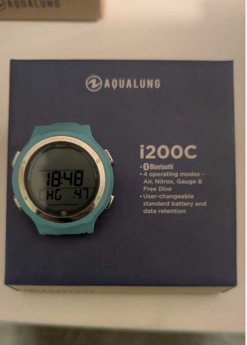 Dive computer Aqualung i200c Bluetooth - culoare Aqua / turcoaz