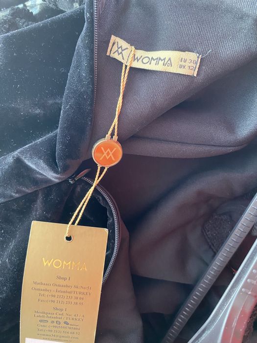 Черная вечерняя платье