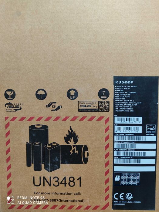 Asus vivobook pro 15 i7 11370h 16gb 512Gb gtx1650