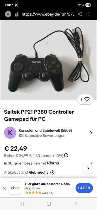 Controler  Saitek pp21 PC