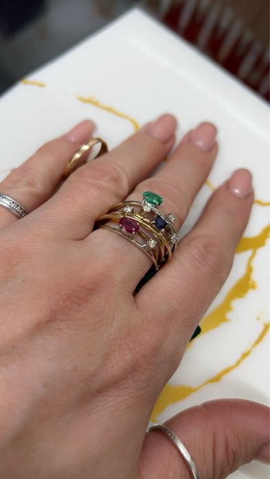 Кольцо с бриллиантами