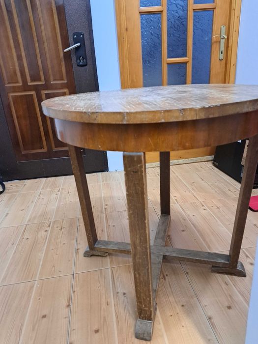 Masa rotunda lemn masiv vechime 100 ani