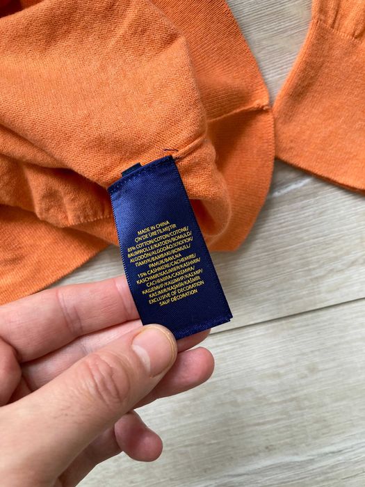 POLO By Ralph Lauren cotton cashmere мъжки пуловер памук и коприна XXL