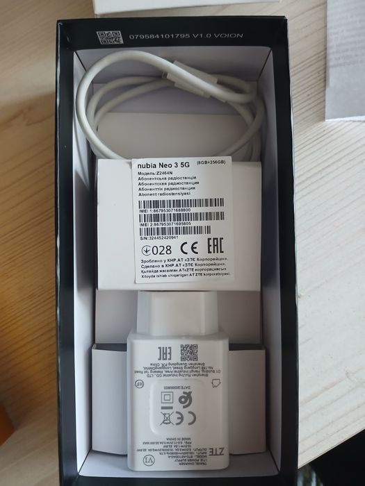 Продам телефон zte nubia neo 3
