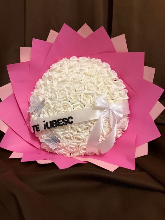 Buchet de flori din sapun