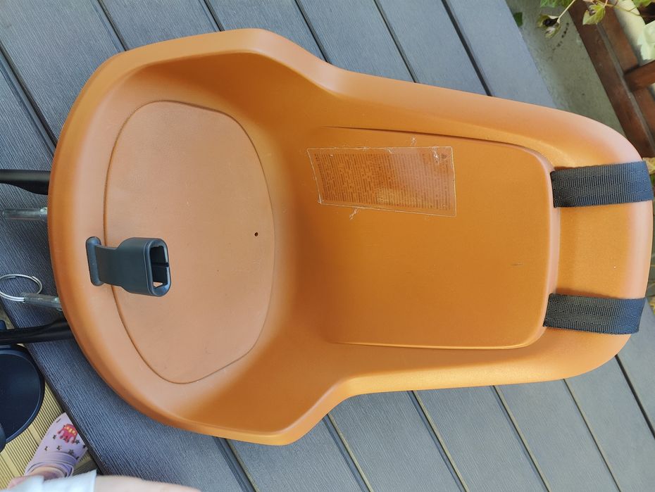 Scaun frontal de bicicletă+parbriz Bobike mini 9-15 kg