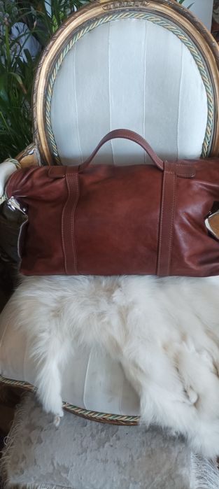 "NINE WEST", висококачествена Естествена кожа Голяма дамска чанта