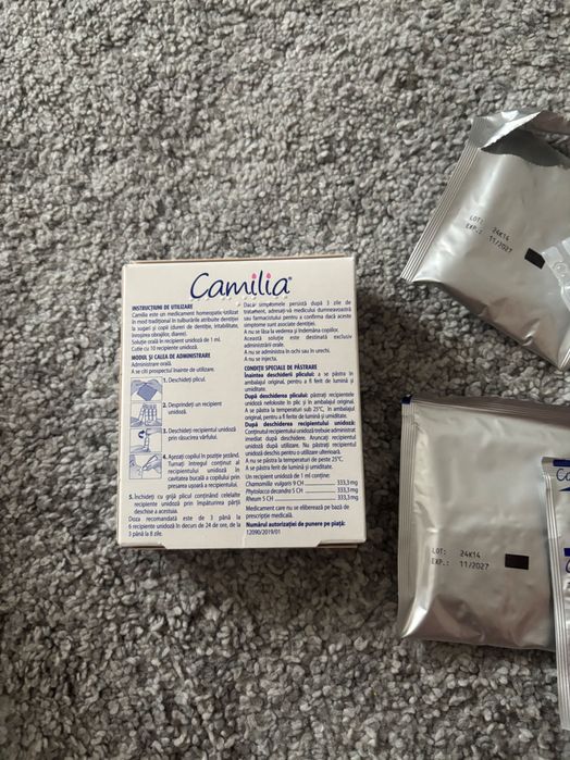 Camilia fiole dentiție bebelusi