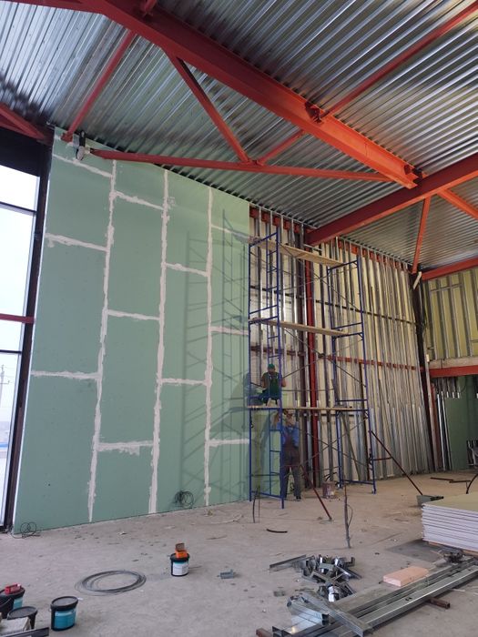 Гипсокартонные перегородки, потолки