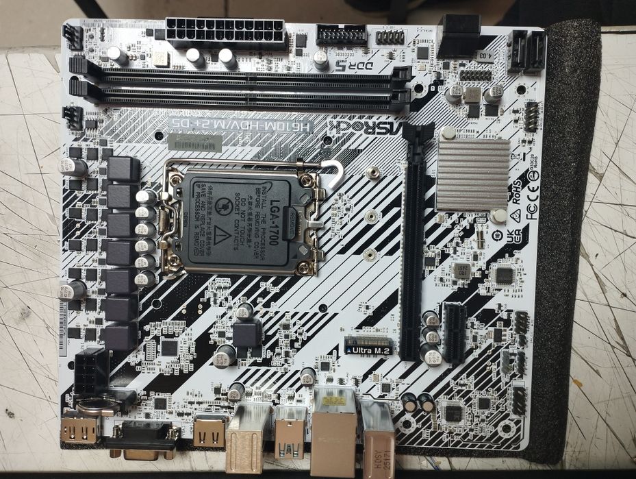 Материнская плата Asrock h610 HDV m2+d5