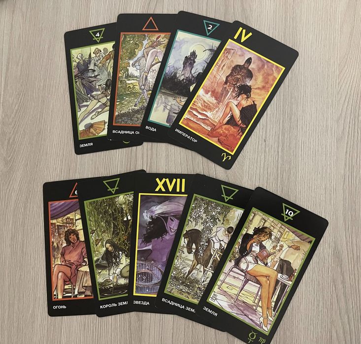 Карты Таро Уэйта и Манара