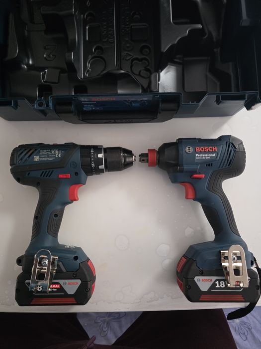 Bosch Professional комбо – GSB 18V-28 + GDX 18V-180, 1