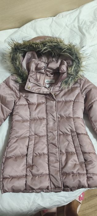 Зимно яке за момиче H&M 122