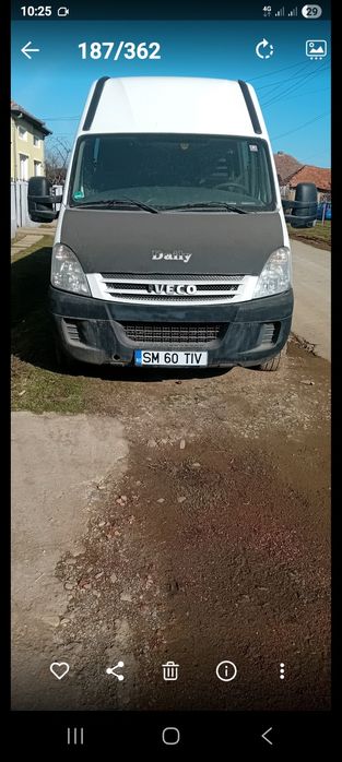 Auto iveco acte la zi masina se afla la  15 kilo. Metri de satu mare