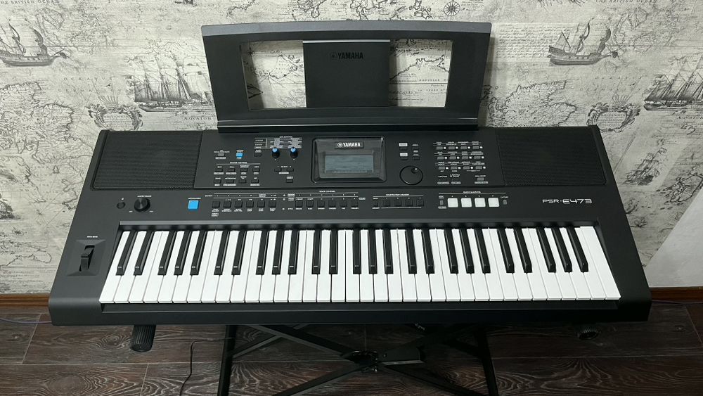 СИНТЕЗАТОР Yamaha PSR-E473 Полная копмлектация