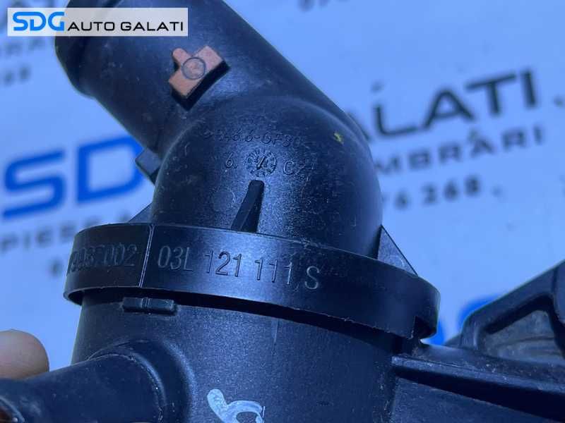 Suport Corp Carcasa Termostat Seat Altea 1.6 TDI CAY CAYB CAYC 2011 - 2015 Cod 03L121111S[S0343]