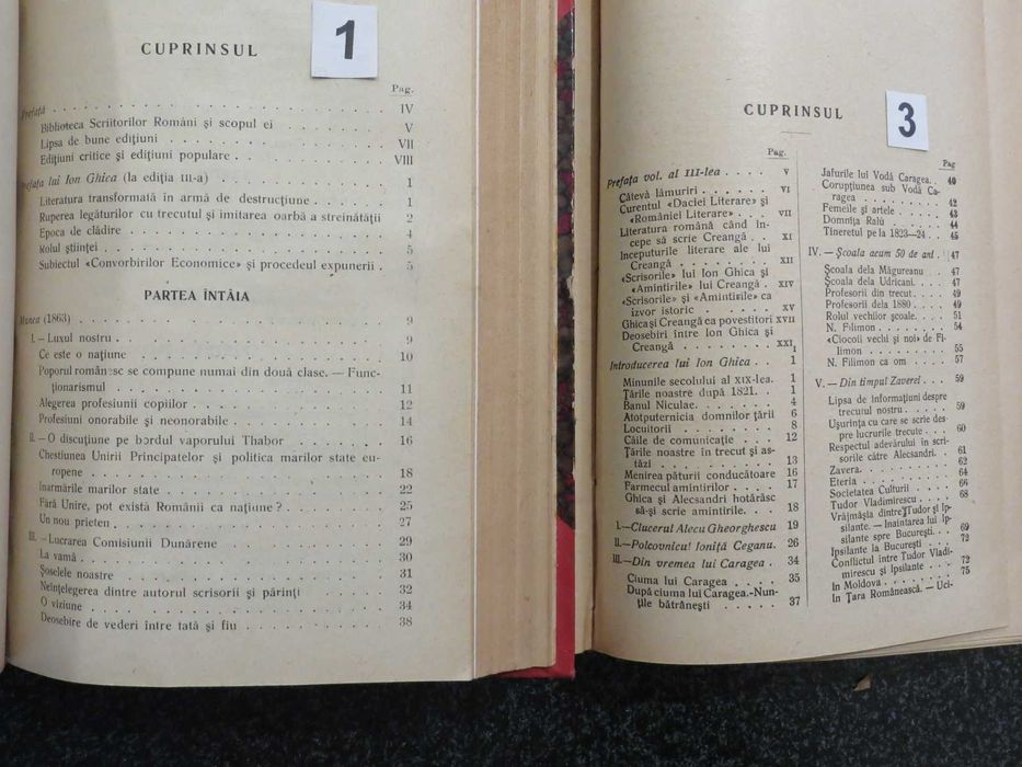Scrieri  Ion Ghica  vol. l+ll=lll 1914  vol.IV 1915