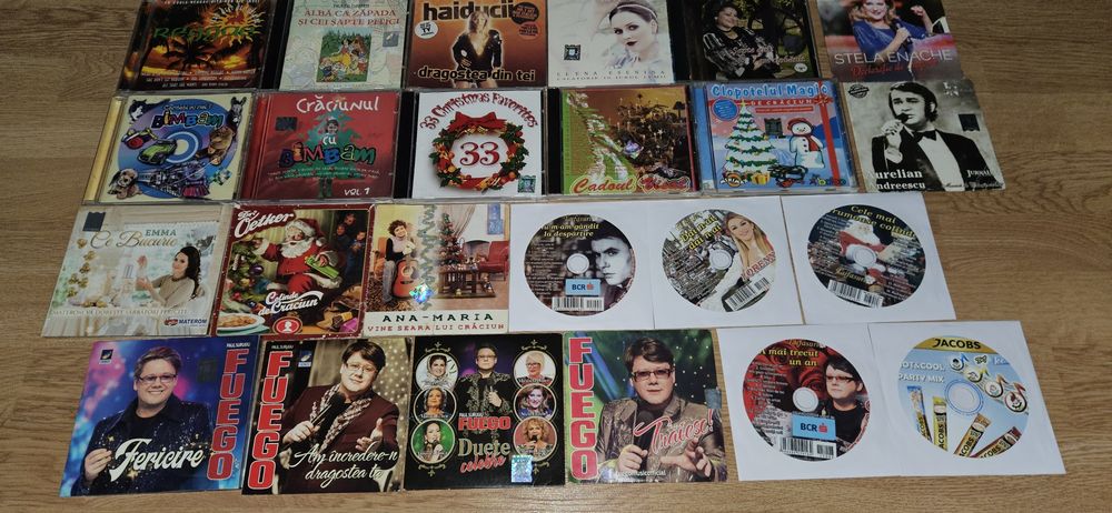 Cd-uri audio : Jennifer Lopez, Dan Spataru, Stratan, Fuego, compilatii, etc