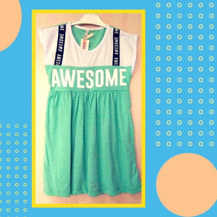 Летние платья на девочек от 3-7 лет