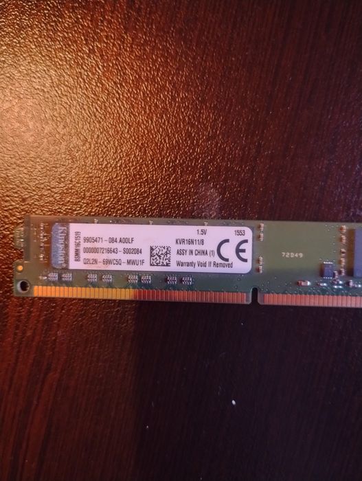 RAM памет Kingston, 8-GB
