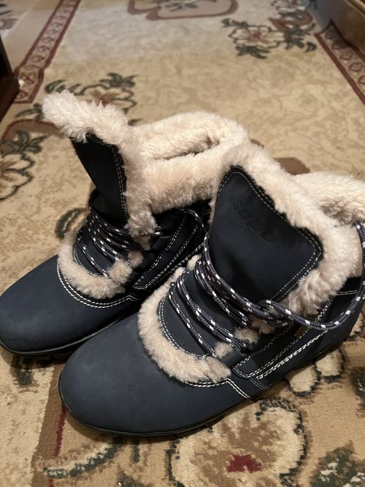 Теплые ботинки