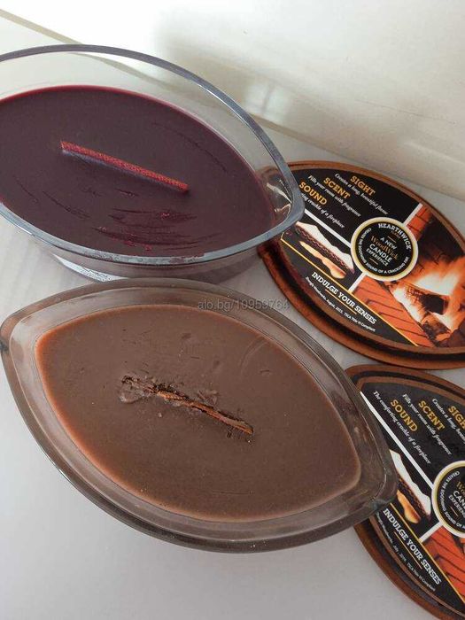 Антични ароматна голям свещи  WoodWick 2 броя