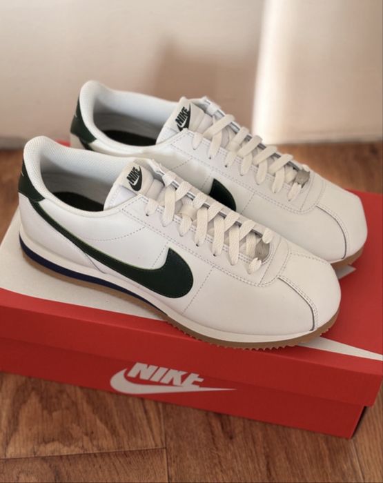 Чисто Нови Мъжки Обувки NIKE CORTEZ SUMMIT WHITE/FIR-MIDNIGHT NAVY 42 номер