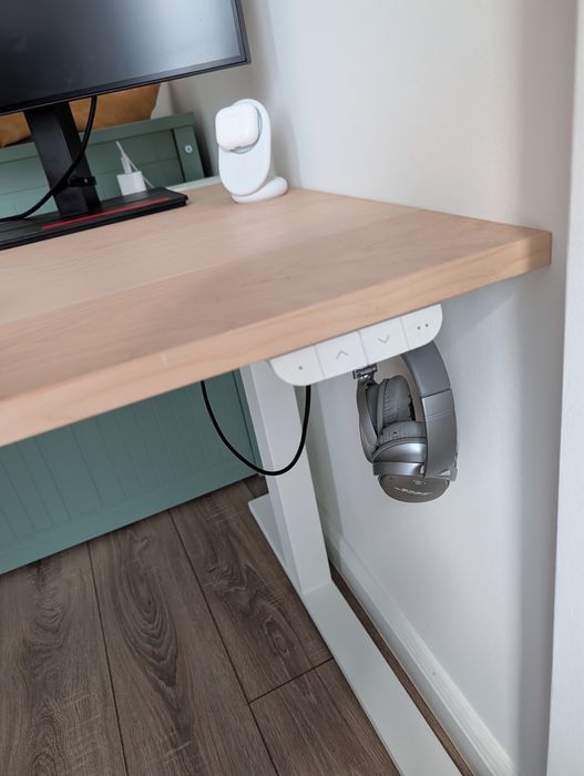 Birou IKEA furnir electric reglabil pe inaltime 120x68