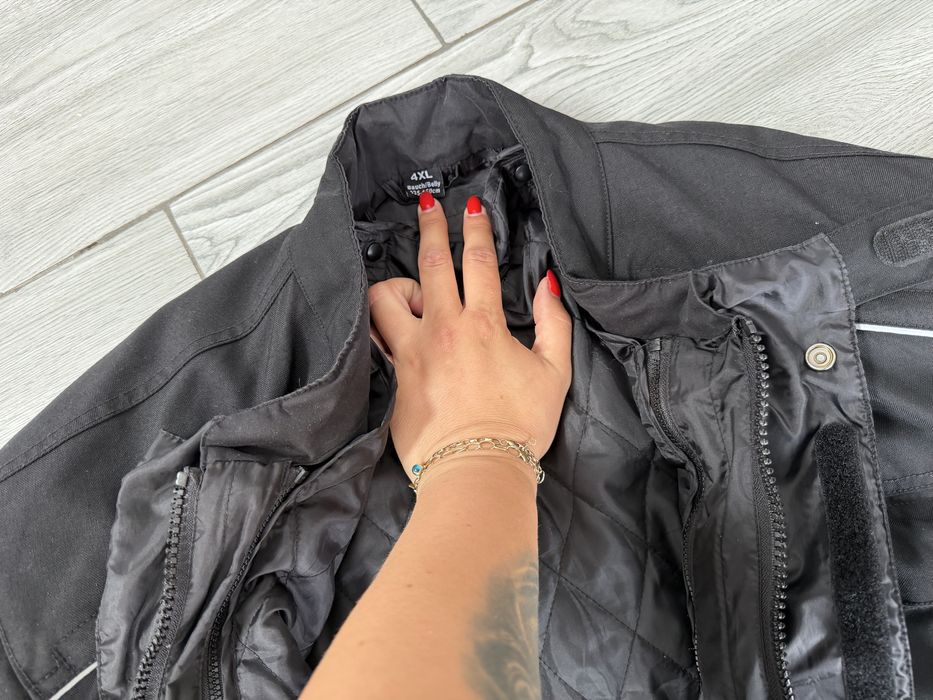 Geaca moto 4XL neagra