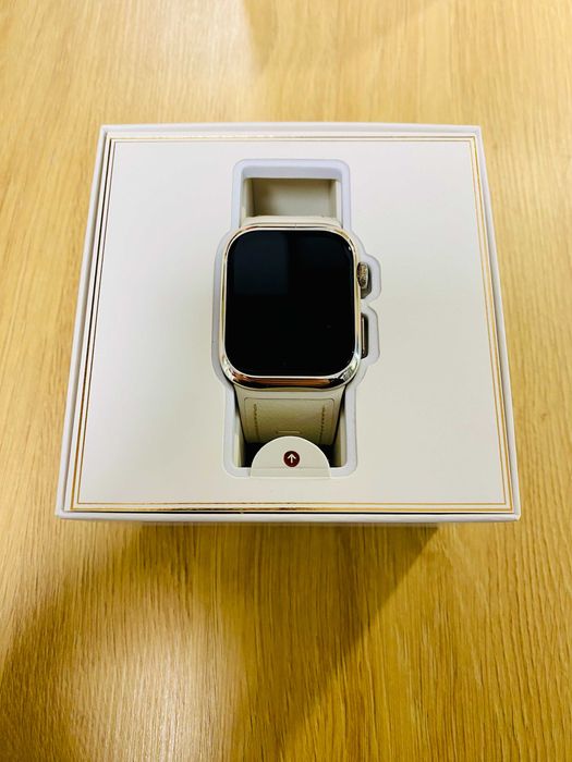 Huawei Watch D2, Gold Aluminum Case, White Composite Leather Strap