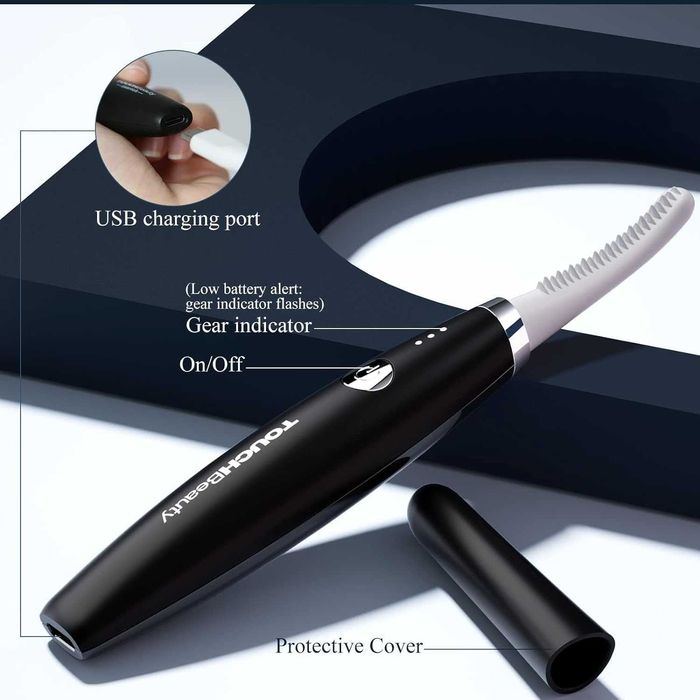 Уред за грижа за вежди и мигли TOUCHBeauty Heated Eyelash Curl