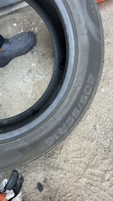 Летние шины б/у, комплект