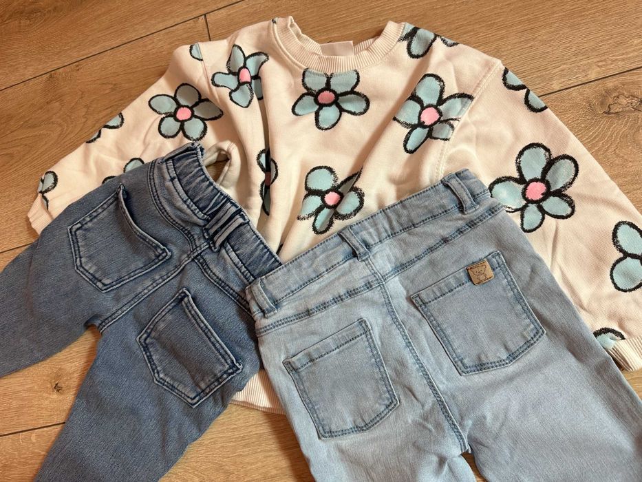 Комплект суичър и дънки Zara,  2-3г/98